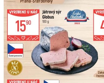 Játrový sýr Globus