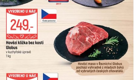 Hovězí kližka bez kosti Globus