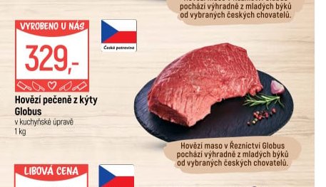Hovězí pečeně z kýty Globus