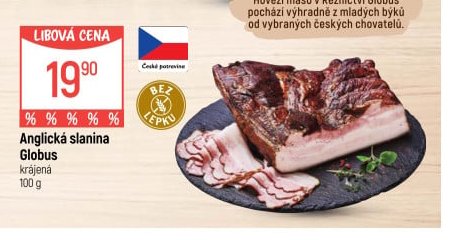 Anglická slanina Globus