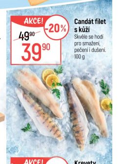 Candát filet s kůží