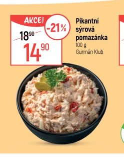 Pikantní sýrová pomazánka
