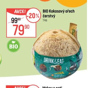 BIO Kokosový ořech čerstvý