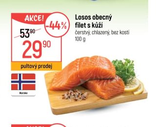 Losos obecný filet s kůží