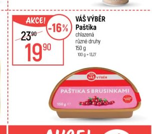 Váš výběr Paštika