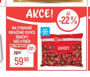 Váš výběr Jahody mražené