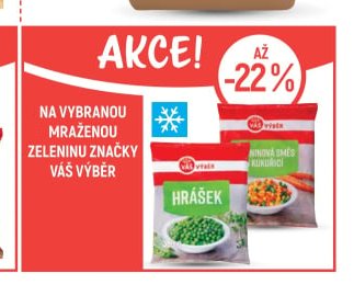 Váš výběr Hrášek mražený