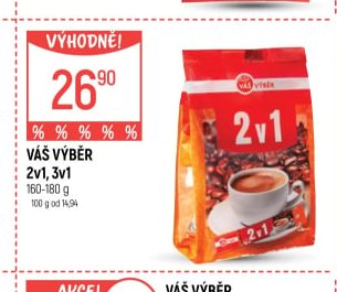 Váš Výběr 2v1, 3v1 káva