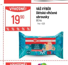 Váš Výběr Dětské vlhčené ubrousky