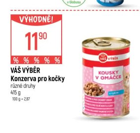 Váš Výběr Konzerva pro kočky