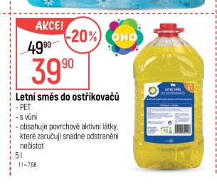 Letní směs do ostřikovačů