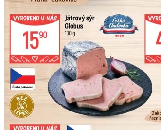 Játrový sýr Globus