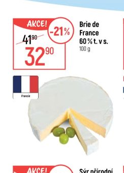 Brie de France 60 % t. v s.