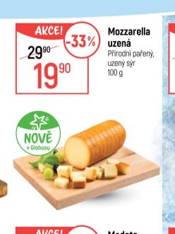 Mozzarella uzená