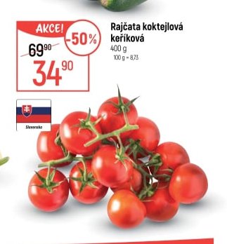Rajčata koktejlová keříková