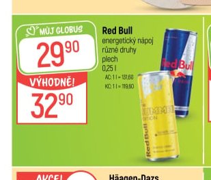 Red Bull energetický nápoj