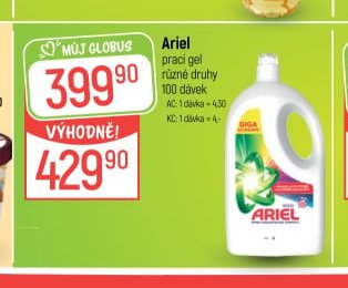 Ariel prací gel