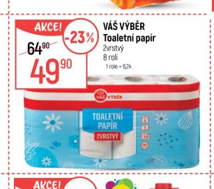 Váš Výběr Toaletní papír 2vrstvý