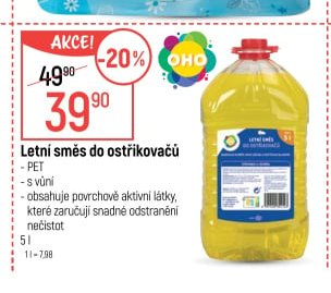 Letní směs do ostřikovačů