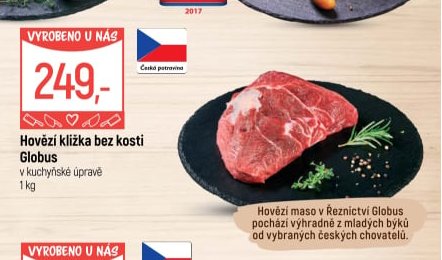Hovězí kližka bez kosti Globus