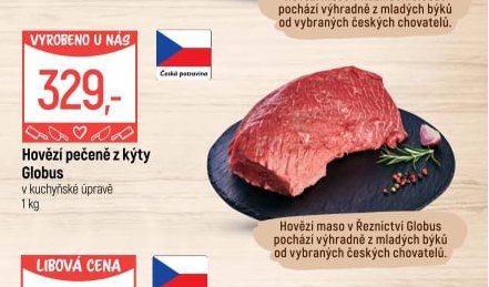 Hovězí pečeně z kýty Globus