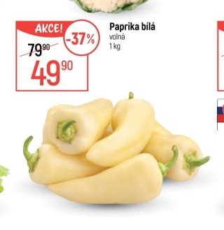 Paprika bílá