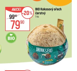 BIO Kokosový ořech čerstvý