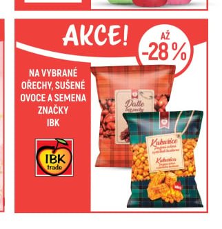 Ořechy a semena značky IBK