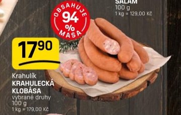 Krahulík KRAHULECKÁ KLOBÁSA
