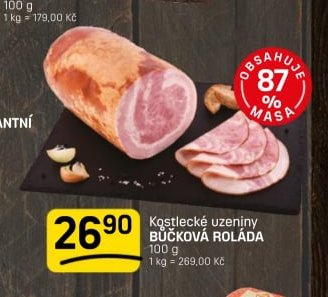 Kostlecké uzeniny BŮČKOVÁ ROLÁDA