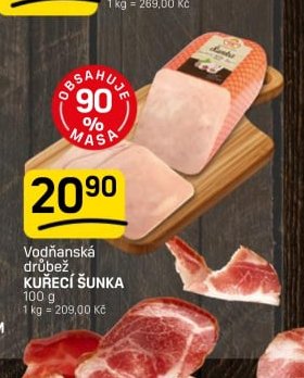 Vodňanská drůbež KUŘECÍ ŠUNKA