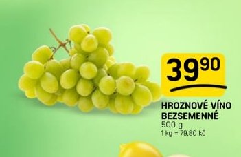 Hroznové víno bezsemenné 500 g