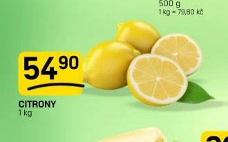 Citrony 1 kg