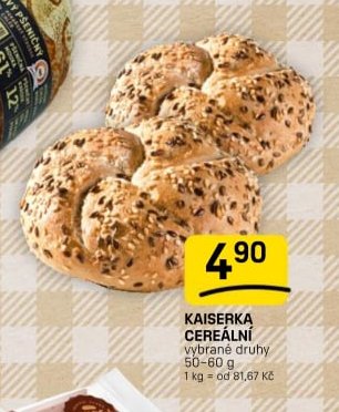 Kaiserka cereální 50–60 g
