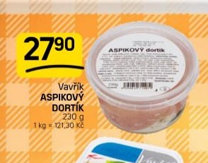 Vavřík ASPIKOVÝ DORTÍK