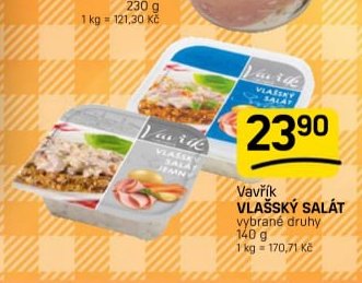 Vavřík VLAŠSKÝ SALÁT