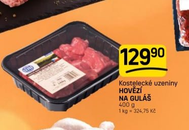 Kostelecké uzeniny HOVĚZÍ NA GULÁŠ