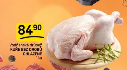 Vodňanská drůbež KUŘE BEZ DROBŮ CHLAZENÉ