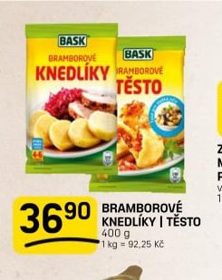 BRAMBOROVÉ KNEDLÍKY | TĚSTO