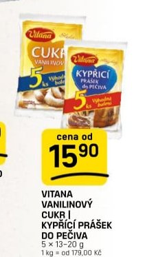 VITANA VANILINOVÝ CUKR | KYPŘÍCÍ PRÁŠEK DO PEČIVA