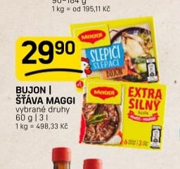 BUJON | ŠŤÁVA MAGGI vybrané druhy