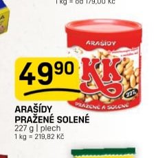 ARAŠÍDY PRAŽENÉ SOLENÉ