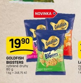 GOLDFISH BIGSTERS vybrané druhy