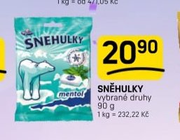 Sněhulky vybrané druhy 90 g
