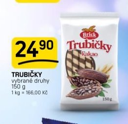 Trubičky vybrané druhy 150 g