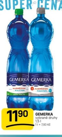 GEMERKA vybrané druhy
