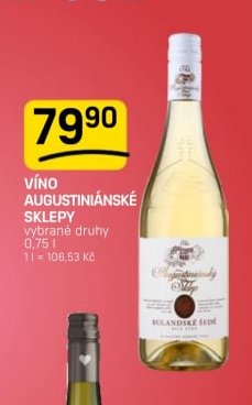 VÍNO AUGUSTINIÁNSKÉ SKLEPY