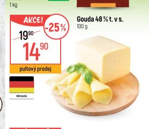 Gouda 48 % t. v s.