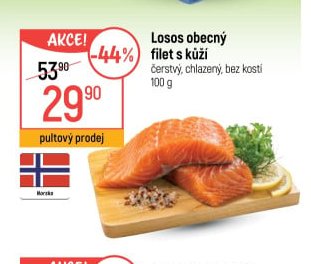 Losos obecný filet s kůží