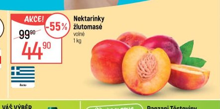 Nektarinky žlutomasé